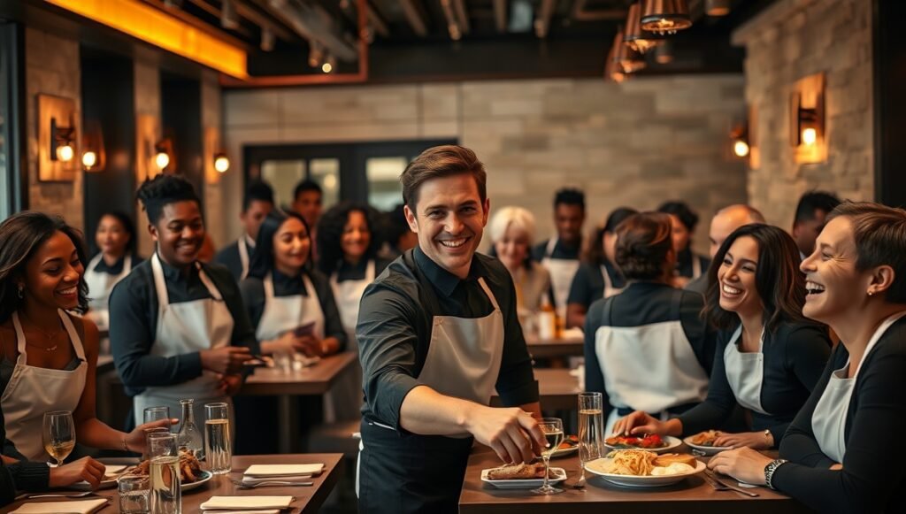 Como lidar com funcionário no restaurante