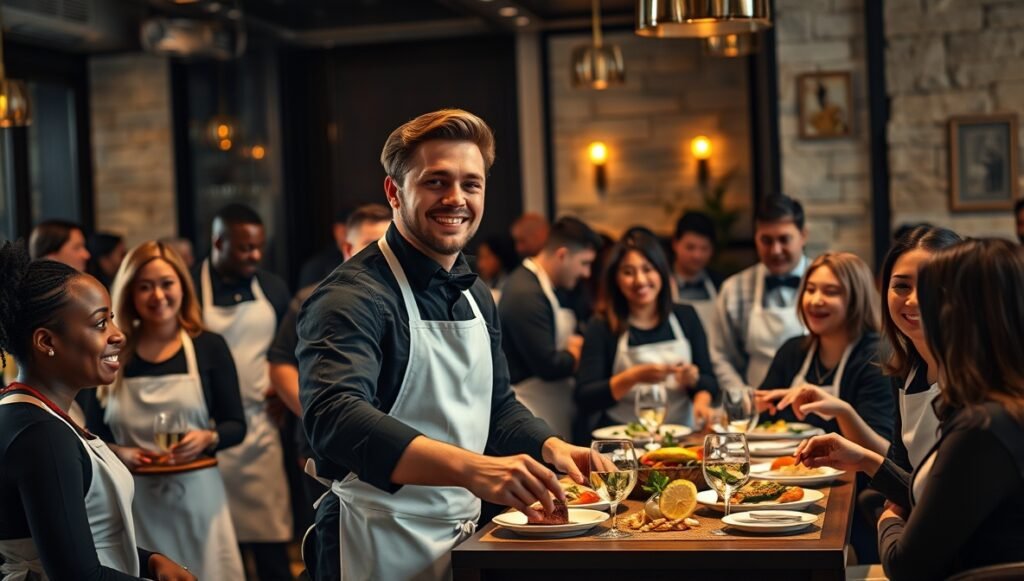Como lidar com funcionário no restaurante