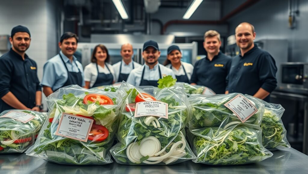Consumo Verde: Folhas Higienizadas