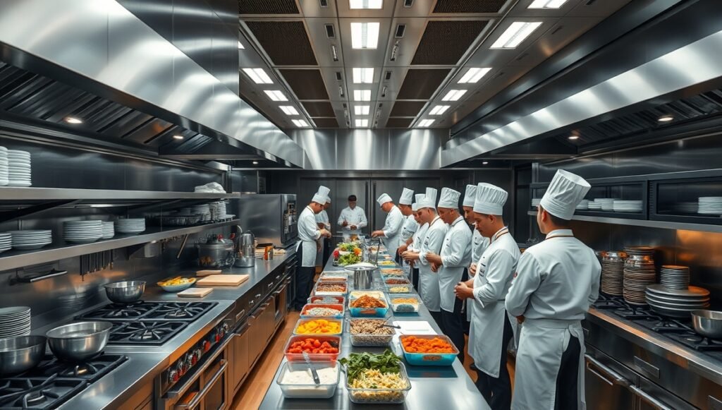 Cozinhas profissionais: segredos para eficiência e qualidade