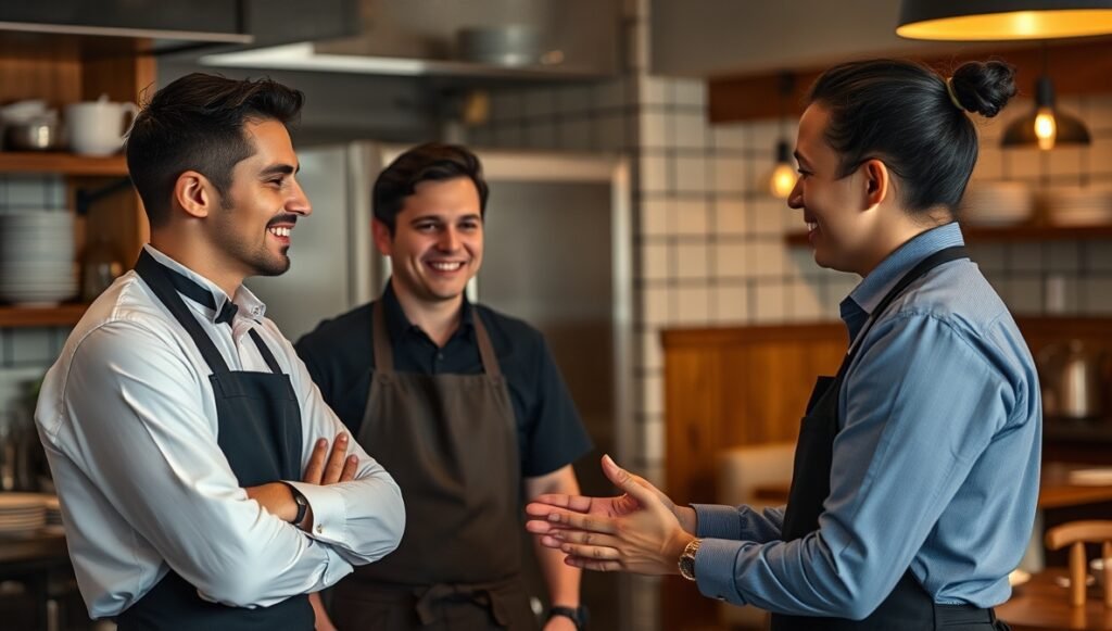 Como resolver problemas entre funcionários no restaurante