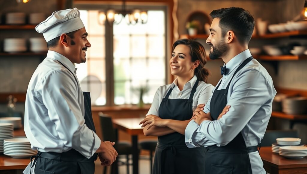 Como resolver problemas entre funcionários no restaurante
